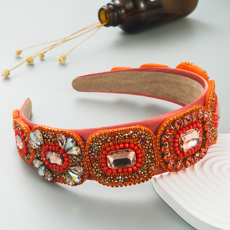 Crystal Baroque Hair Band Hairband Classic Headband Hair Accessories Fashion Women - 图片 12