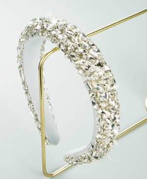 Baroque Heavy Industry Headdress Retro Headband Handmade Sewing Hair Accessories