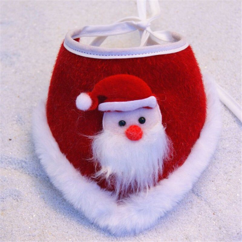 Christmas Dog Bandana Collar Pet Puppy Bell Scarf Christmas Presents Xmas Gift - 图片 19