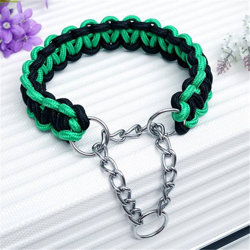 Nylon Chain Dog Training Collars Choker Collar Safety Medium Large Dogs Supply - Image 8