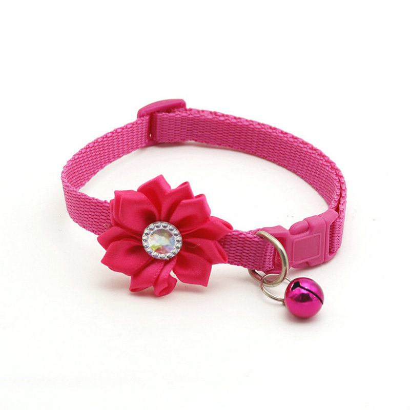 New Products in Stock Supply 1.0 Pet Bell Flower Collar Dog Collar Collar Cat Collar Ornament - Image 9