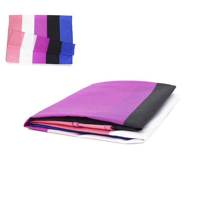 90X150cm LGBT Genderqueer Genderfluid Gender Fluid Pride Flag For Decoration - Image 11