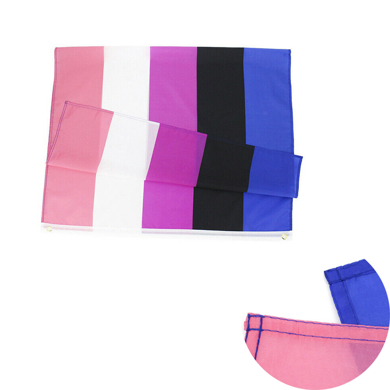 90X150cm LGBT Genderqueer Genderfluid Gender Fluid Pride Flag For Decoration - Image 10