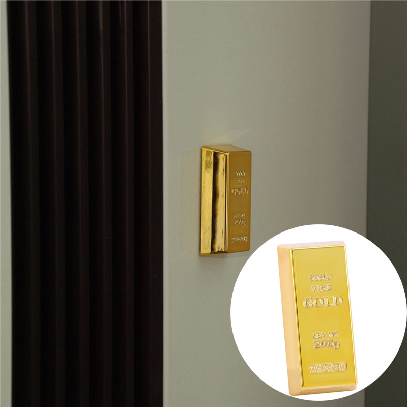 Creative Gold Brick Shape Resin Fridge Magnet Removable Kitchen Refrigerator Magnets Magnet Sticker Craft Kids Gifts Home Decor - 图片 14