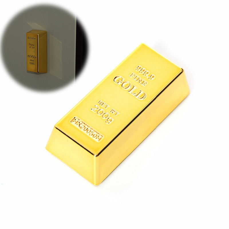 Creative Gold Brick Shape Resin Fridge Magnet Removable Kitchen Refrigerator Magnets Magnet Sticker Craft Kids Gifts Home Decor - 图片 17