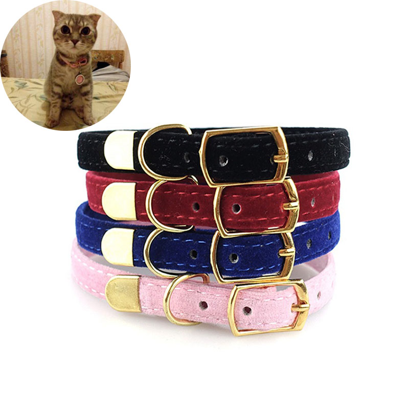 Cat Collar With Bell Safety Cat Collars Puppy Dog Collar For Cats Small Dogs Kittens Solid Pet Collar Chihuahua Products YS0032 - 图片 27