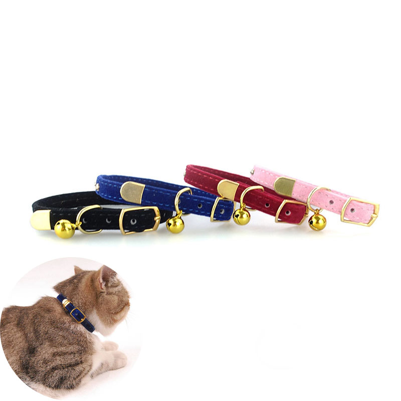 Cat Collar With Bell Safety Cat Collars Puppy Dog Collar For Cats Small Dogs Kittens Solid Pet Collar Chihuahua Products YS0032 - 图片 29