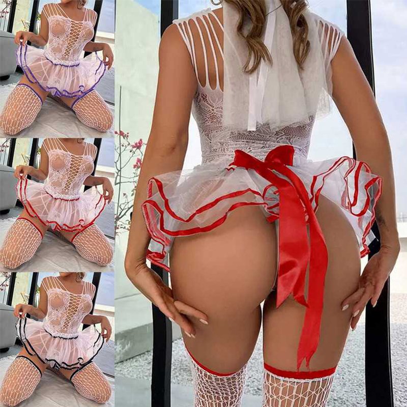 Sexy Lingerie for Women Mesh Lingerie Dress Sexy Underwear Babydoll Nightdress - Image 10