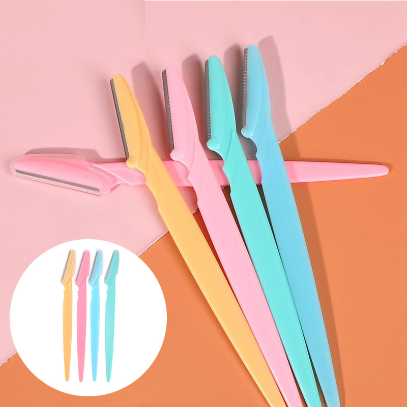 6X Face Eyebrow Shaver Trimmer Dermaplaning Shaper Razor Hair Removal Tool Women - Image 14