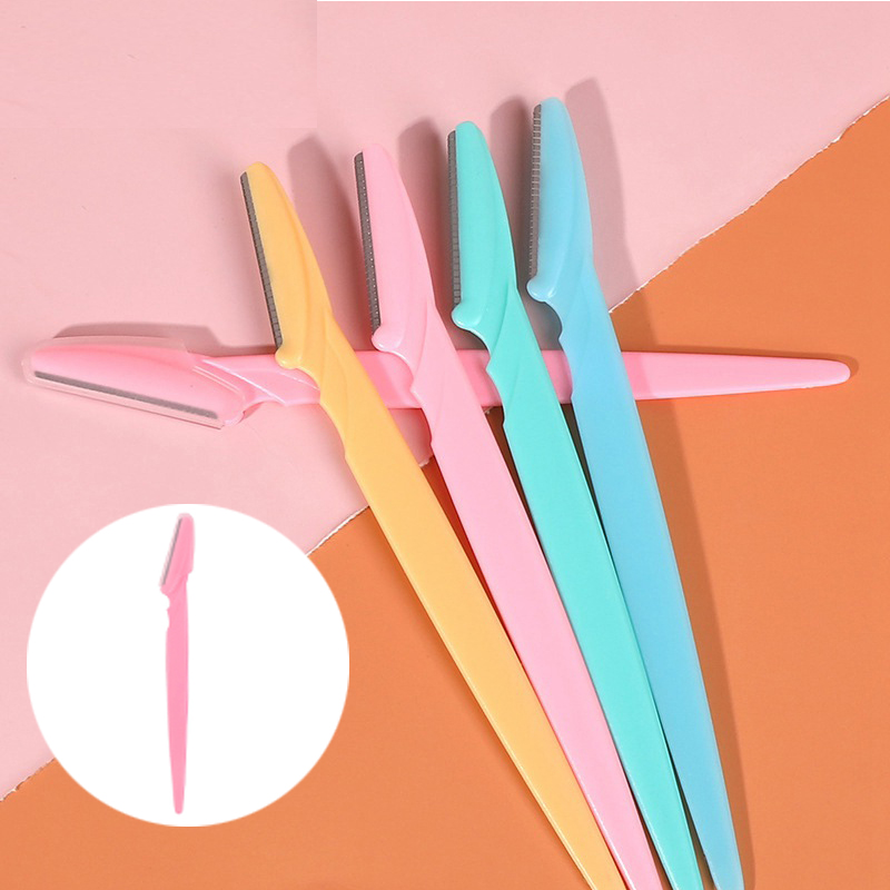 6X Face Eyebrow Shaver Trimmer Dermaplaning Shaper Razor Hair Removal Tool Women - Image 15