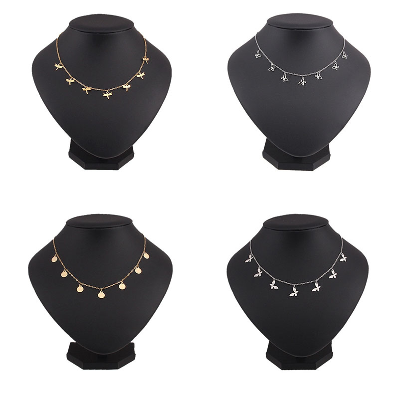 Round Tassel star gold Necklace Women Choker Necklaces Pendants jewelry gift - Image 12