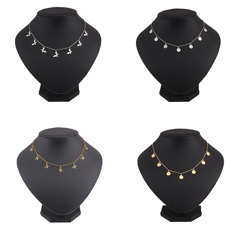 Round Tassel star gold Necklace Women Choker Necklaces Pendants jewelry gift - Image 14