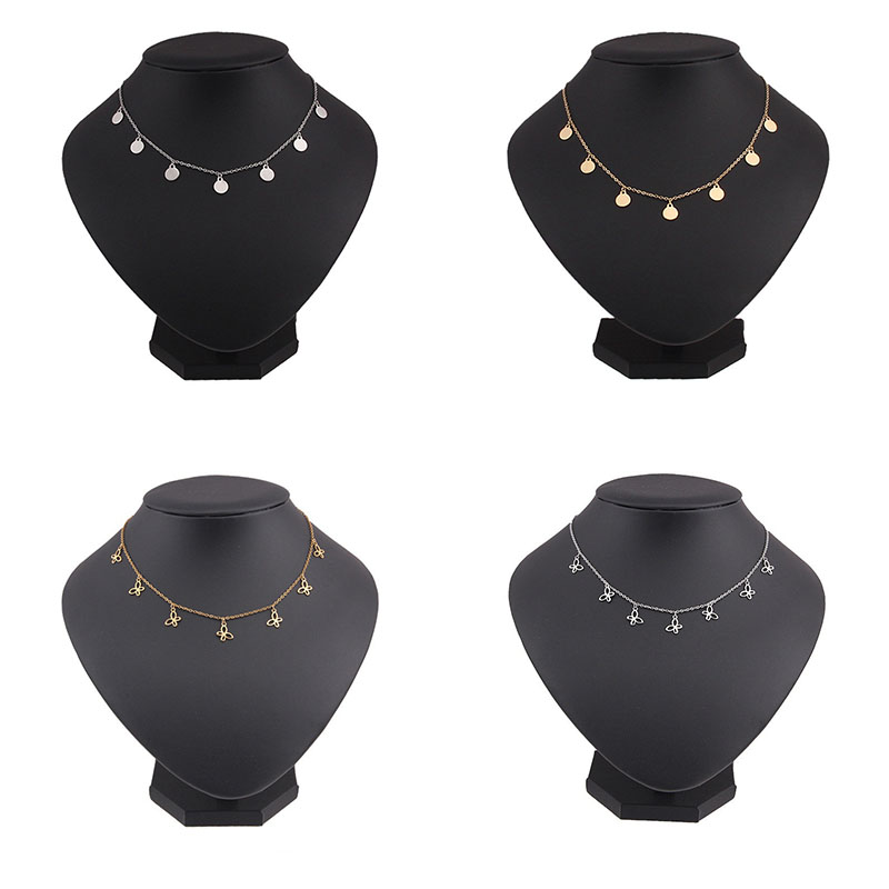 Round Tassel star gold Necklace Women Choker Necklaces Pendants jewelry gift - Image 15