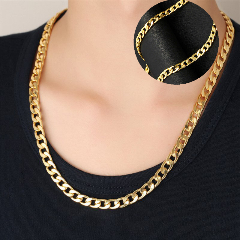 Hip Hop Necklace Street Dance Necklace 18K Vacuum Electroplated KC Nightclub for Men and Women - Image 10