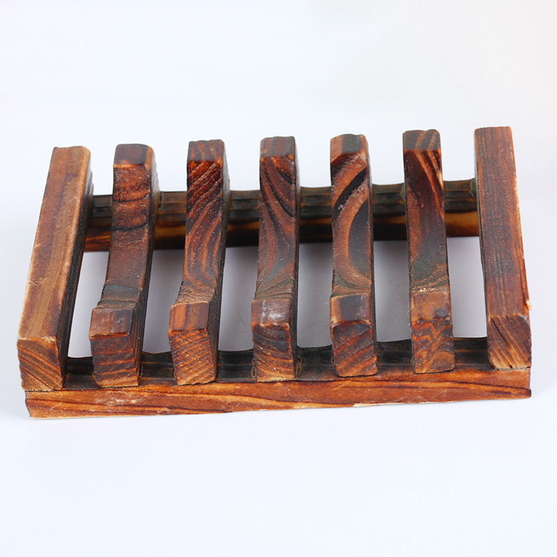 Natural Bamboo Wooden Soap Dish Tray Storage Holder Bath Shower Bathroom Rack - Image 13
