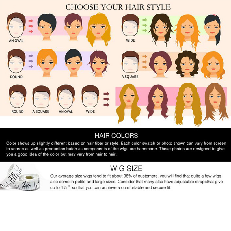 Black Gradient Gold Eight-Character Bangs Hair Curling High-Temperature Fiber Wig Female Headgear - 图片 14
