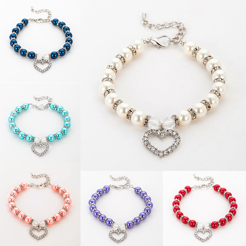 Manufacturers Popular Pet Supplies Pearl Necklace Pet Collar Dogs and Cats Ornament Cross-Border E-Commerce Amazon - Image 18