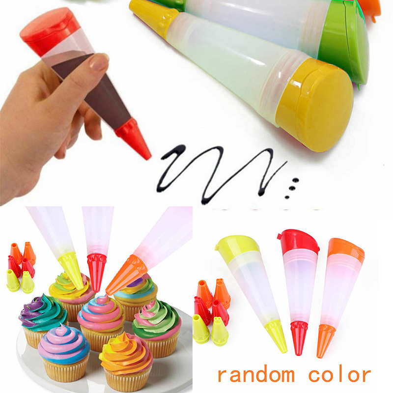 Silicone Pastry Icing Piping Utensil Nozzles Cake Fondant Tool Decorating Pen - Image 18