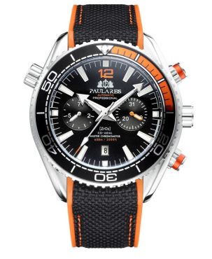 Automatic Mechanical Luminous Canvas Rubber Band Men's Watch