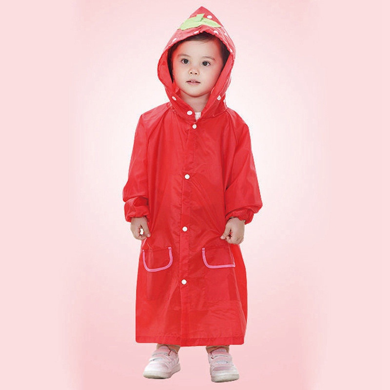 Cute Children Hooded Rain Coat Kids Jacket Poncho Raincoat Nursery - Image 3