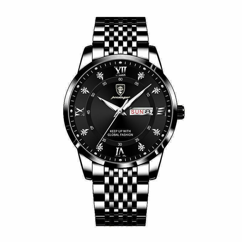 Men's Watch New Men's Watch Waterproof Luminous Calendar Quartz Wrist Watch - 图片 9