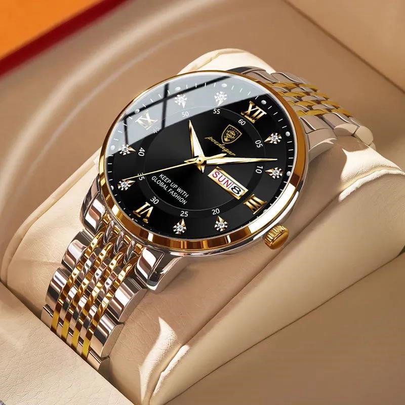 Men's Watch New Men's Watch Waterproof Luminous Calendar Quartz Wrist Watch