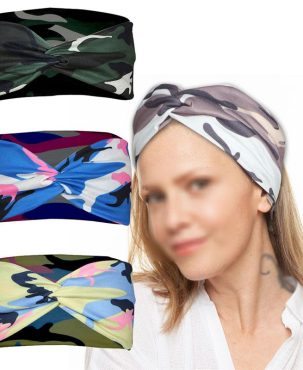 Men Women Sweatband Headband Yoga Gym Running Stretch Sports Head Band Hairband