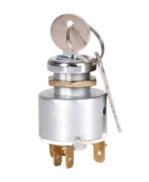 Universal 12V Ignition Switch Barrel Kit With 2 Keys For Car Motorcycle Boat NEW