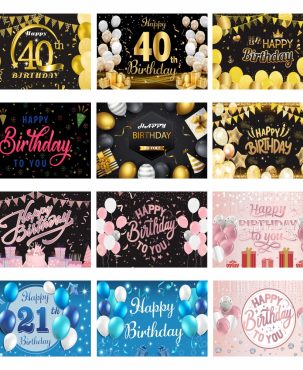 Personalised Birthday Banners Happy Birthday Party Decoration 18th 21st 40st 50th
