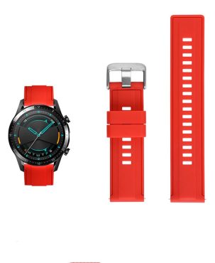Fashion Sports Quick Release Multicolor Wristband Waterproof Rubber Smart Watch Strap Accessories Silicone Strap