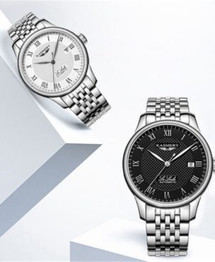 Men's Watch Swiss Mechanical Watch Automatic Solid Steel Belt Business Men's