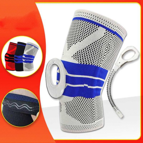 Silicone Compression Knee Support Brace Sleeve Sports Injury Arthritis Protector