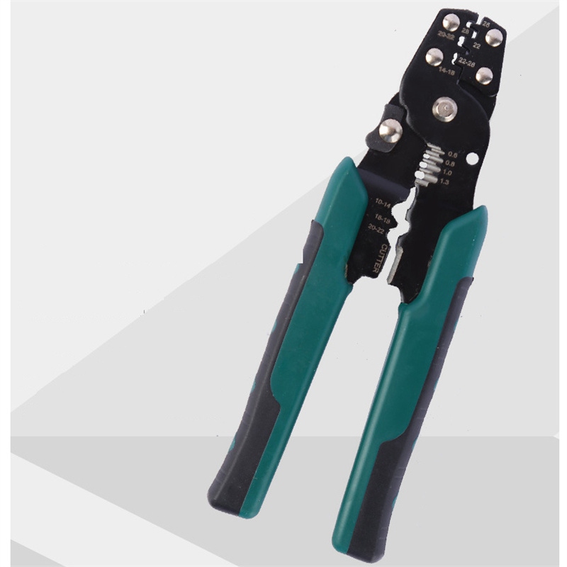 8" Ratchet Crimper Plier Cable Wire Electrical Crimp Tool Terminals Crimping Kit - 图片 3