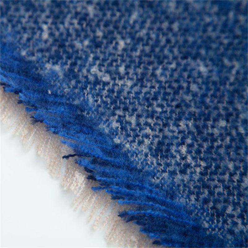 Women's Shawl Autumn and Winter Thickened Circle Yarn Striped Bevel Scarf Keep Warm - 图片 17