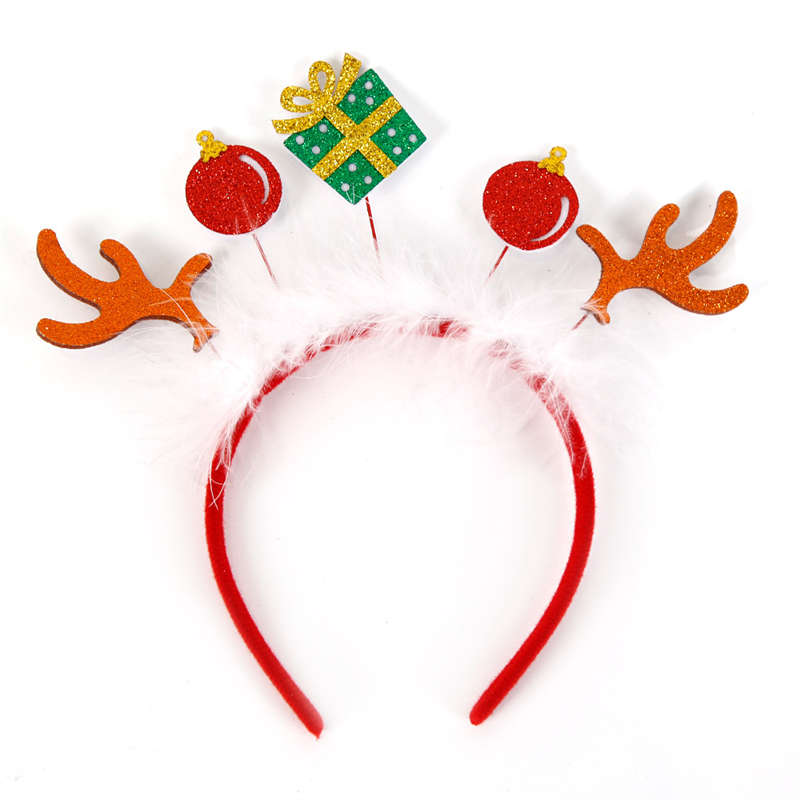 Christmas Headband Children Adult Party Decor Elk Antlers Headband Christmas Decor - Image 22