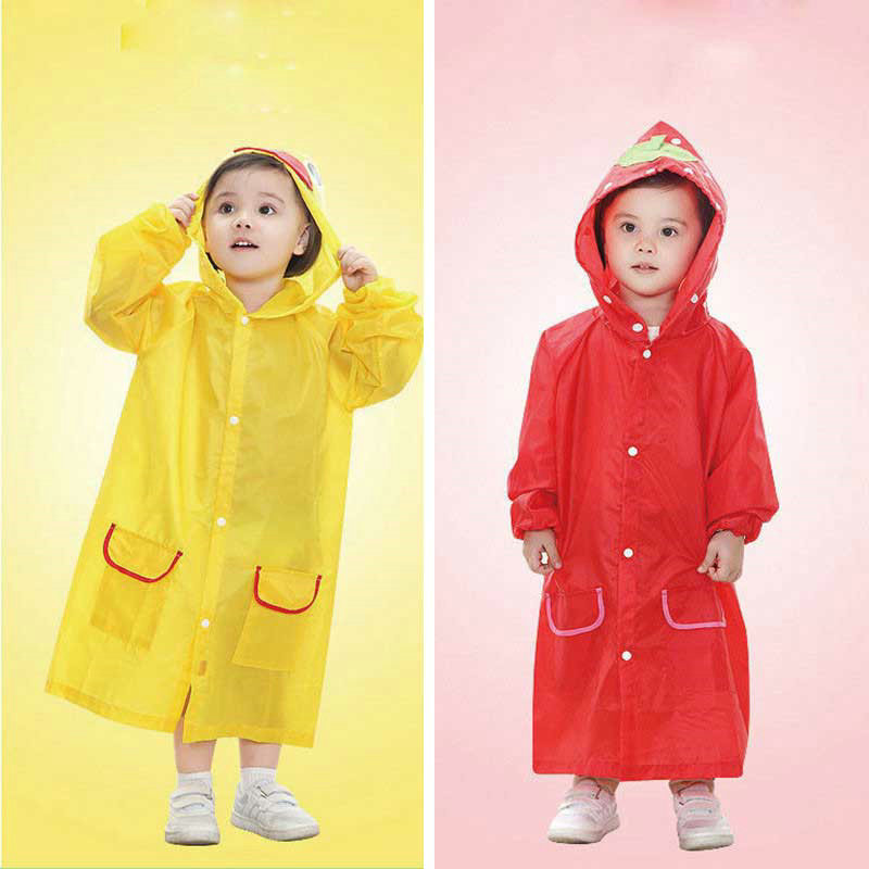 Cute Children Hooded Rain Coat Kids Jacket Poncho Raincoat Nursery - Image 15