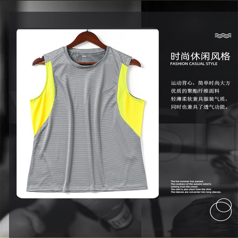 Mens Quick Dry Vest Fitness Muscle Tank Tops Sleeveless Workout Gym Sports Shirt - 图片 5