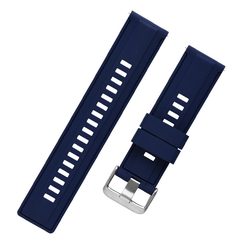Fashion Sports Quick Release Multicolor Wristband Waterproof Rubber Smart Watch Strap Accessories Silicone Strap - 图片 3
