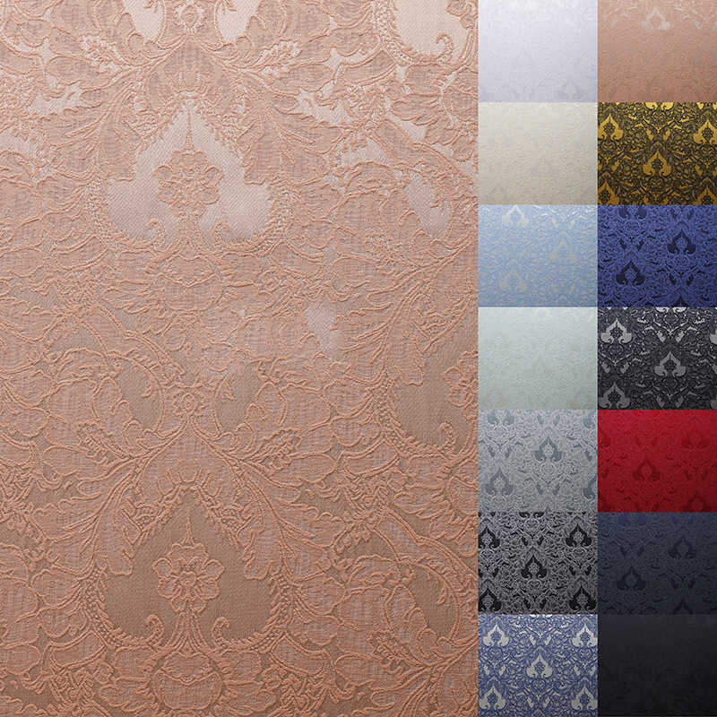 Pagoda Pattern Jacquard Fabric Vintage Embossed Polyester Cotton Jacquard Fabric DIY Fabric - 图片 11