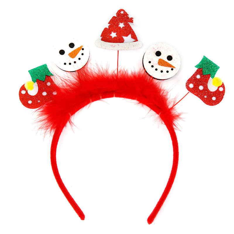 Christmas Headband Children Adult Party Decor Elk Antlers Headband Christmas Decor - Image 29