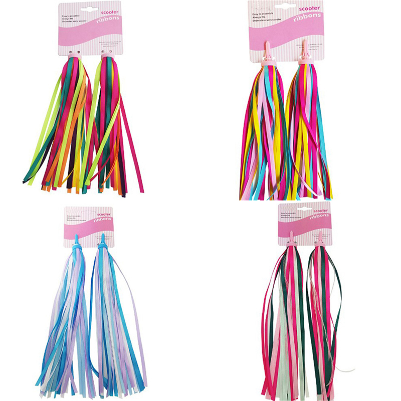 Kids Child Handlebar Bike Scooters Streamers Sparkle Tassel Ribbon Girls Boys - Image 16