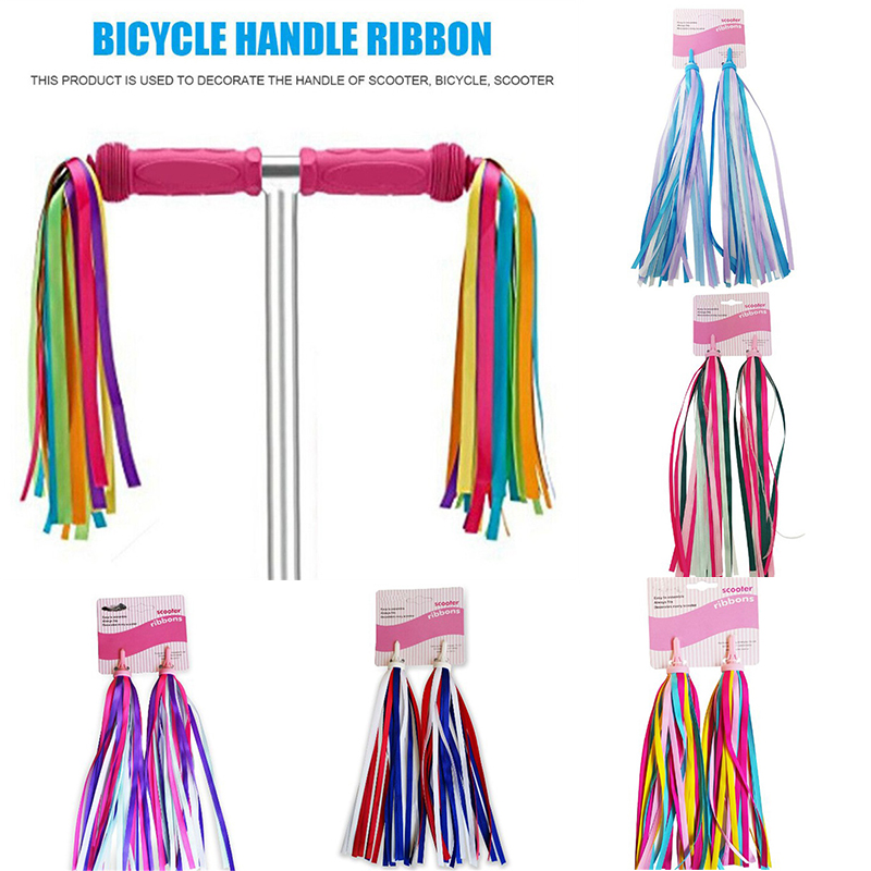 Kids Child Handlebar Bike Scooters Streamers Sparkle Tassel Ribbon Girls Boys - Image 20