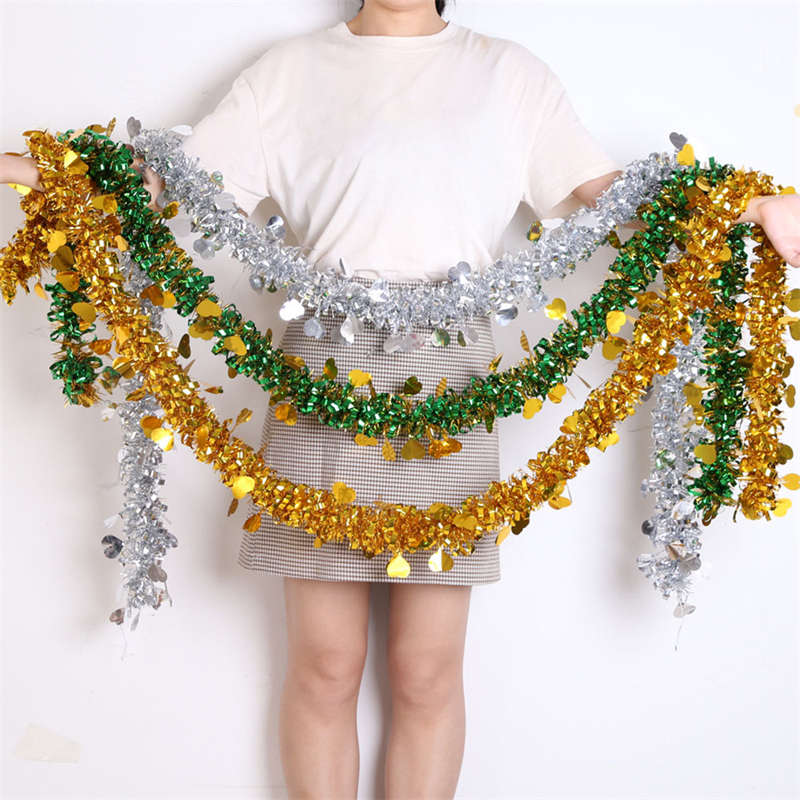 2PC Christmas Tree Loving Heart Decor Color Strip Wedding Latte Christmas Decor - Image 6