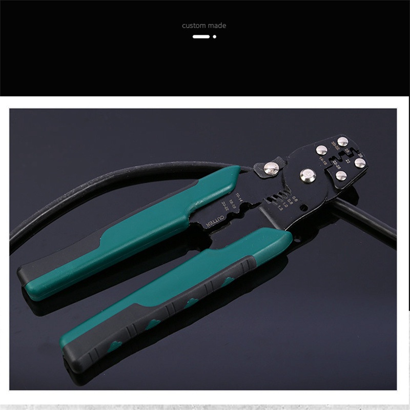 8" Ratchet Crimper Plier Cable Wire Electrical Crimp Tool Terminals Crimping Kit - 图片 5