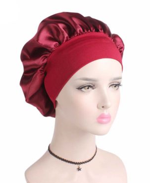 Wide Brim High Elastic Headband Nightcap Women's Chemotherapy Cap Hair Care Hat
