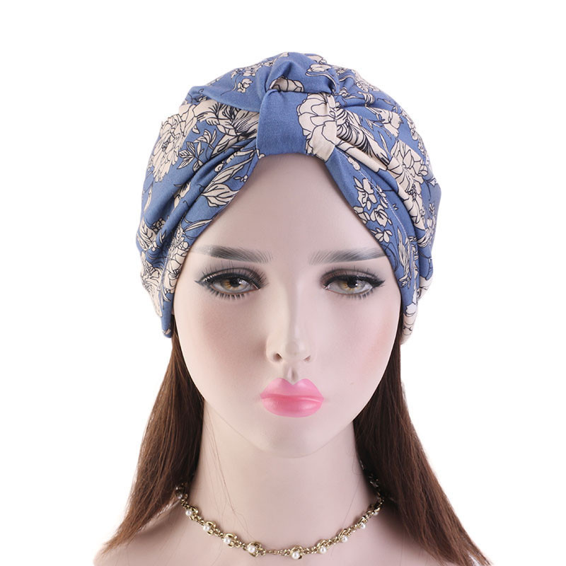 Women's Style Headscarf Cap Lining Satin Chemotherapy Cap Turban Hat Muslim Hat - Image 4