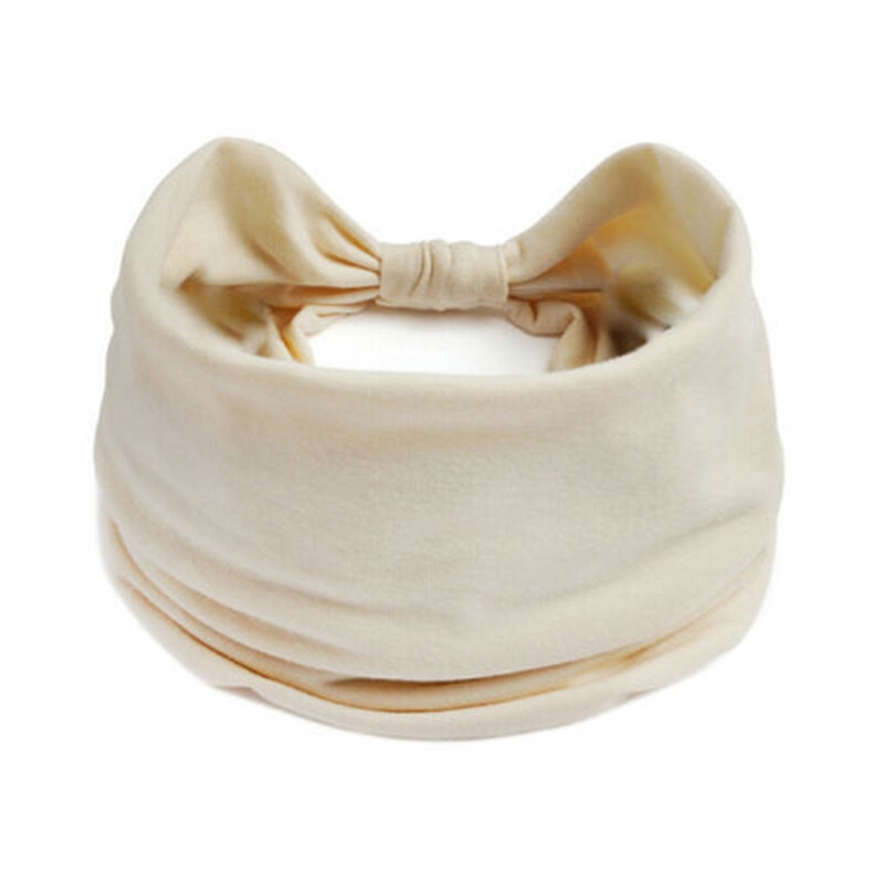 Women Yoga Wide Headband Ladies Elastic Fold Hair Band Sports Turban Head Wrap - Image 4