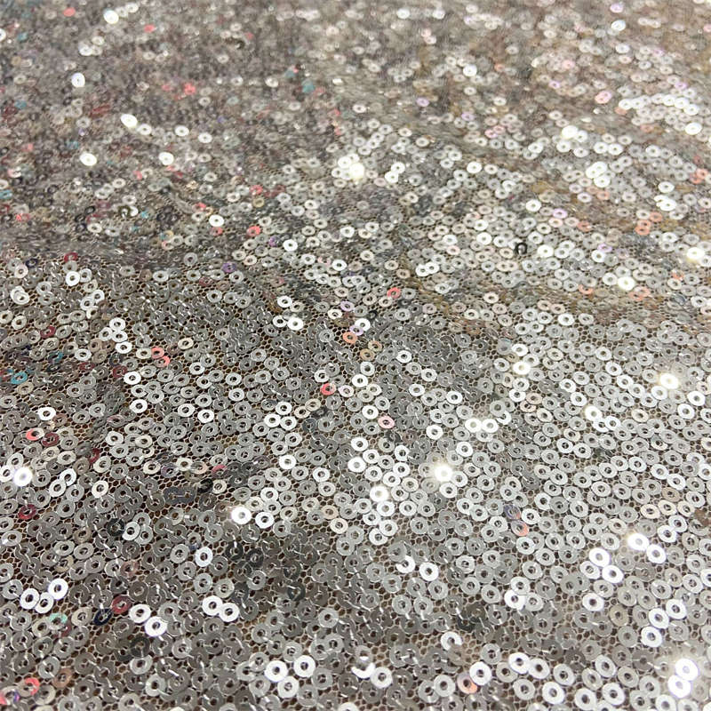 3mm Sequined Earthworm Flower Sequin Embroidery Fabric Costume Fabric Accessories - 图片 3