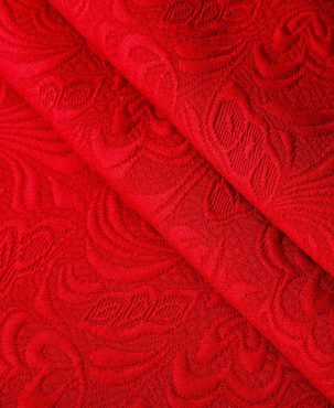 Embossed Thickened Butterfly Jacquard Fabric Retro Solid Color Fabric DIY Fabric