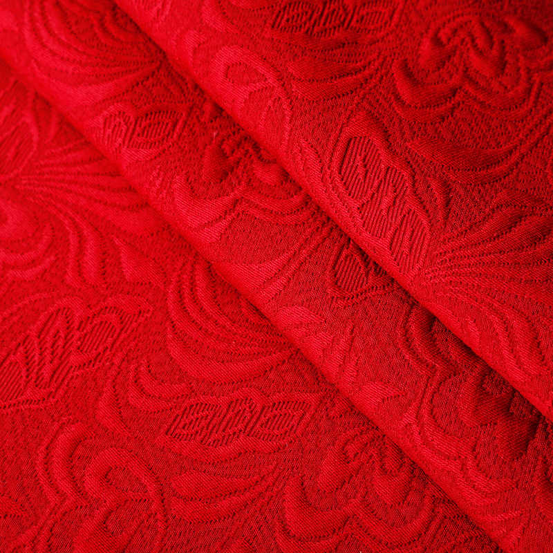 Embossed Thickened Butterfly Jacquard Fabric Retro Solid Color Fabric DIY Fabric